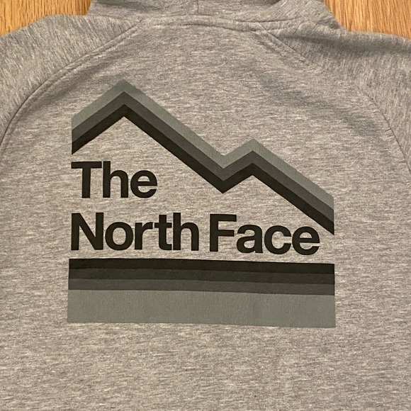The North Face Gray Sweatshirt w Hood/ Pullover /Back Screen-Print  / Female S - Picture 16 of 16